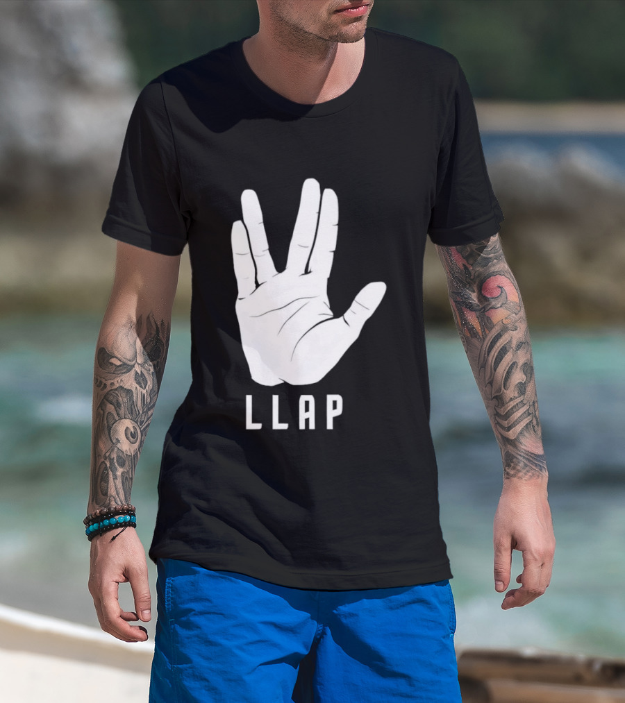 LLAP Vulcan Salute Hand T-Shirt
