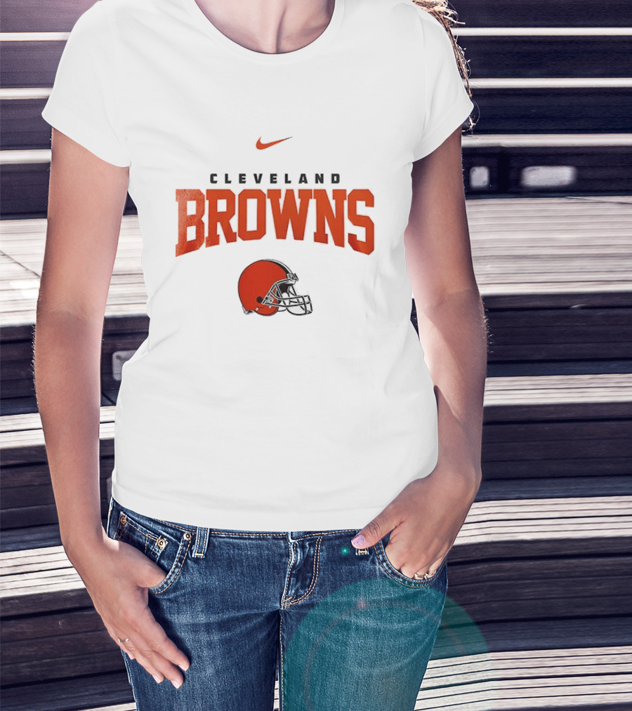Cleveland Browns Spider Hero Chibi Nike Collaboration NFL Football T-Shirt