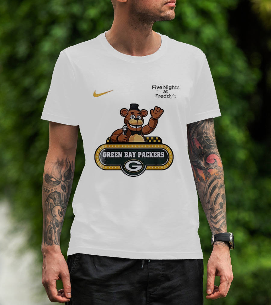 Green Bay Packers Freddy Fazbear T-Shirt
