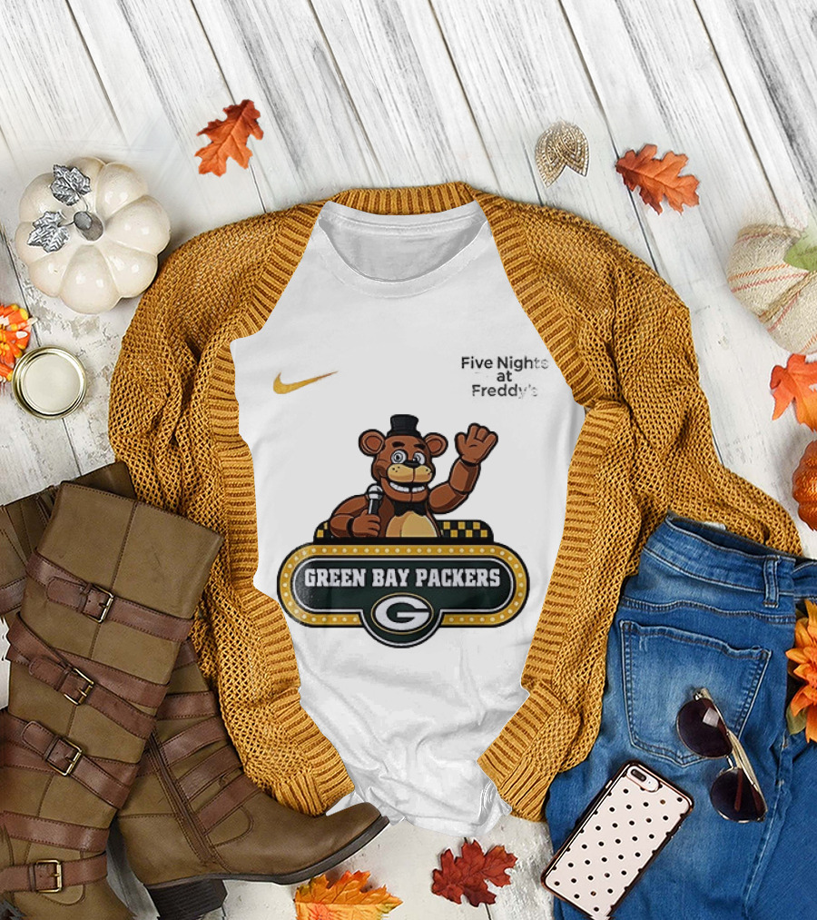 Green Bay Packers Freddy Fazbear T-Shirt