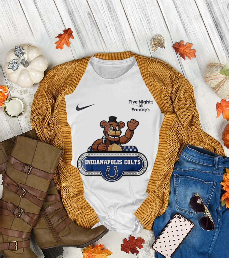 Nike Five Nights at Freddy's Indianapolis Colts Collaboration T-Shirt
