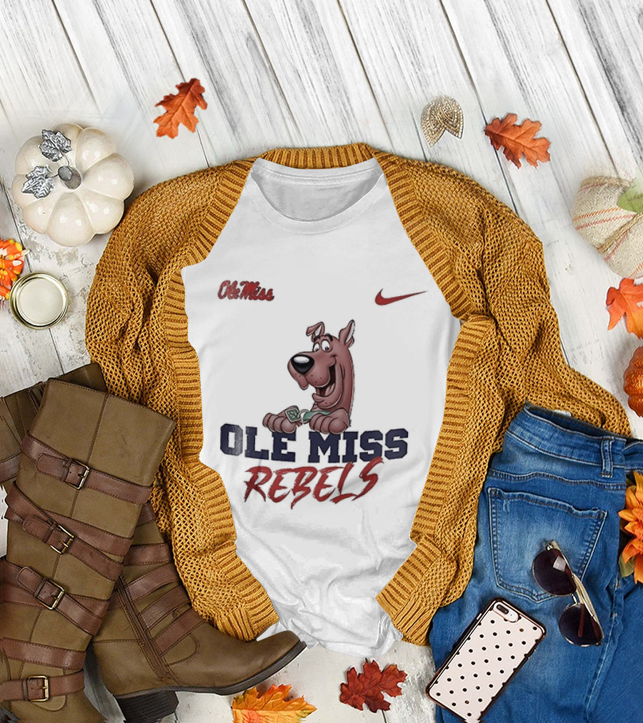 Ole Miss Rebels Scooby Doo Nike Collaboration T-Shirt