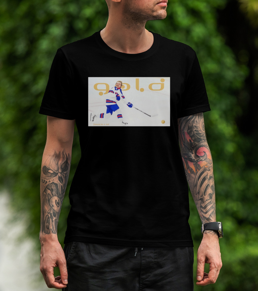 USA Hockey Jack Hughes Gold Medal 2026 Team Celebration T-Shirt