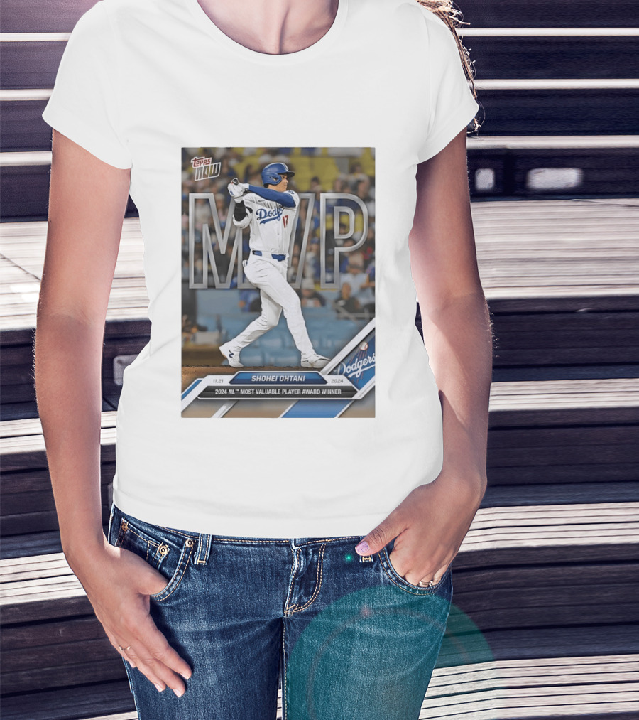 Shohei Ohtani 2024 NL Most Valuable Player Dodgers Baseball MVP T-Shirt