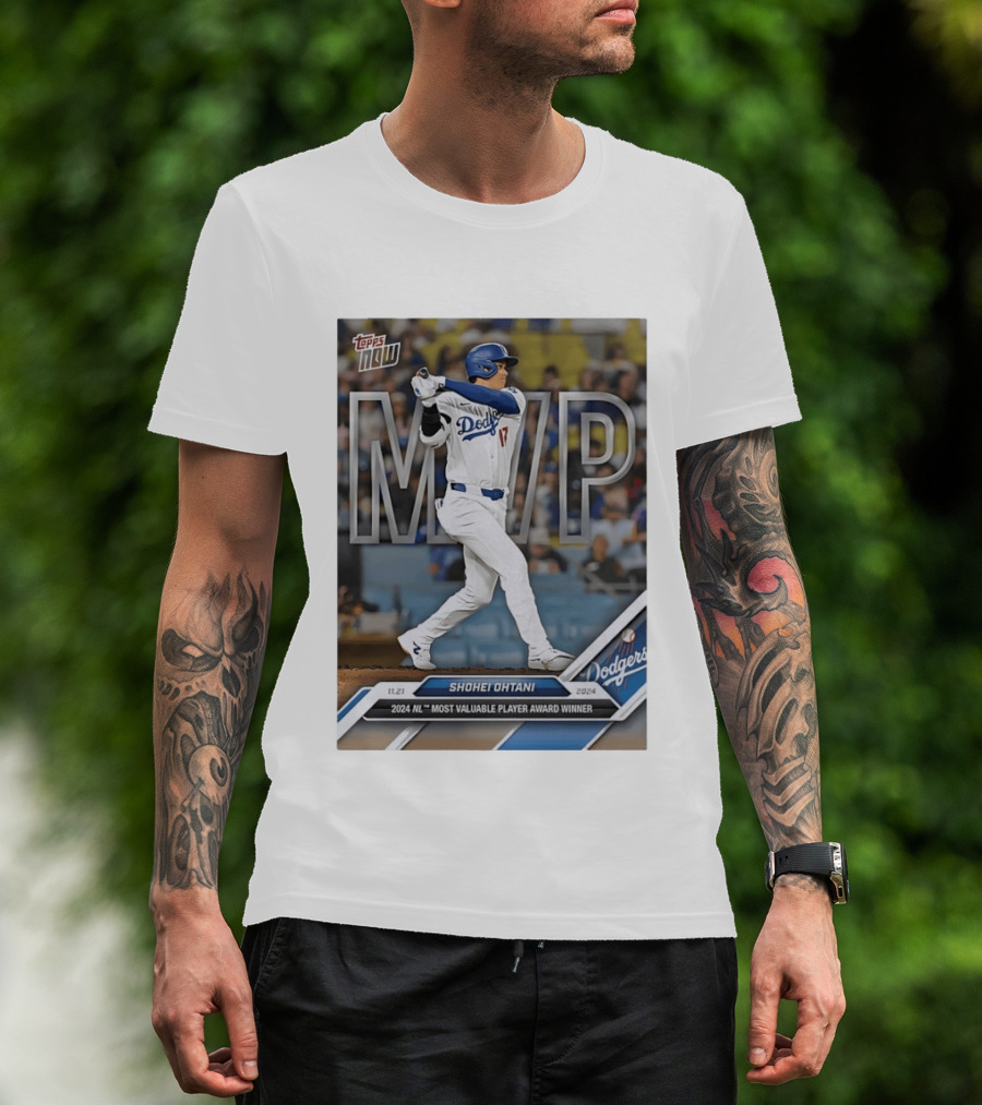Shohei Ohtani 2024 NL Most Valuable Player Dodgers Baseball MVP T-Shirt