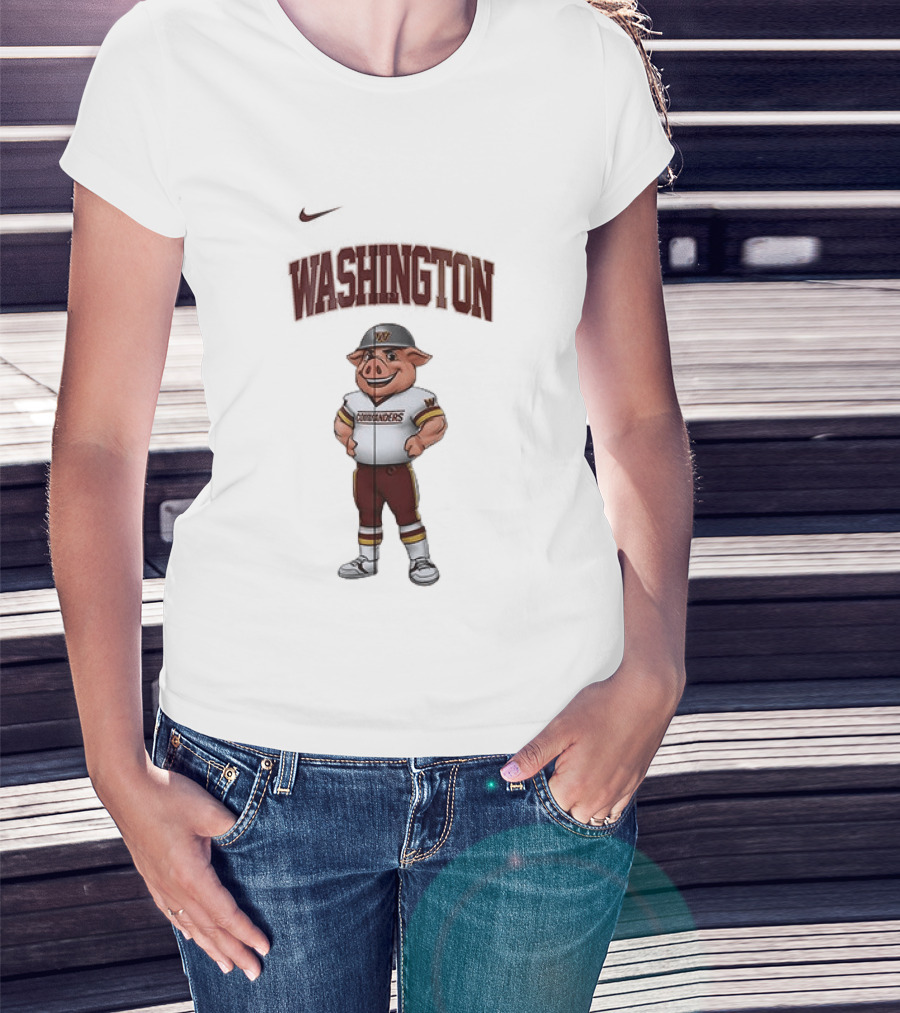 Washington Commanders Mascot Teacher Appreciation Month T-Shirt