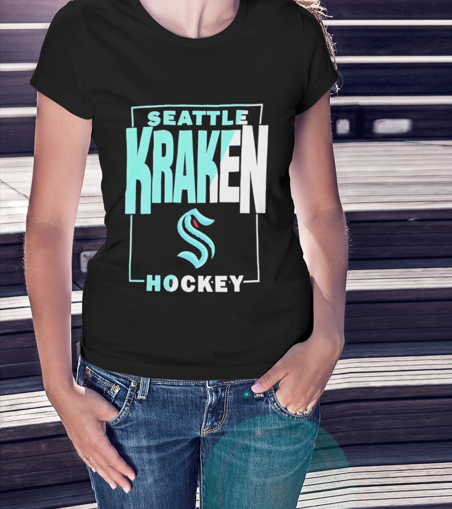 Seattle Kraken S Logo Hockey Team Spirit T-Shirt