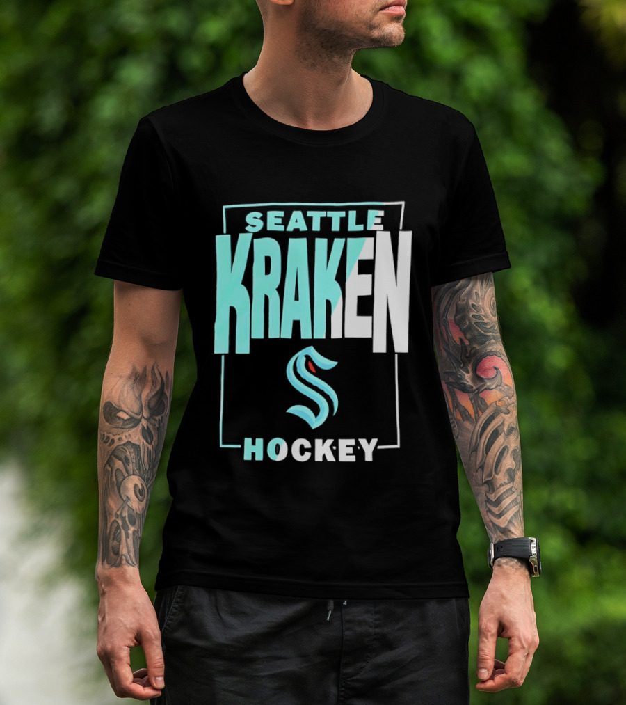 Seattle Kraken S Logo Hockey Team Spirit T-Shirt