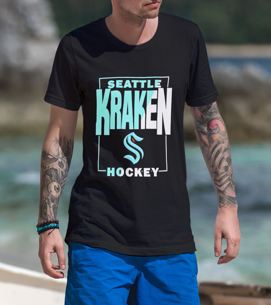 Seattle Kraken S Logo Hockey Team Spirit T-Shirt