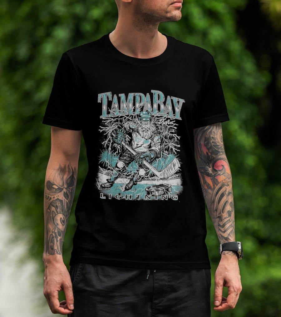 Tampa Bay Lightning X Duvin Special Edition Wild Electric Creature Collaboration T-Shirt