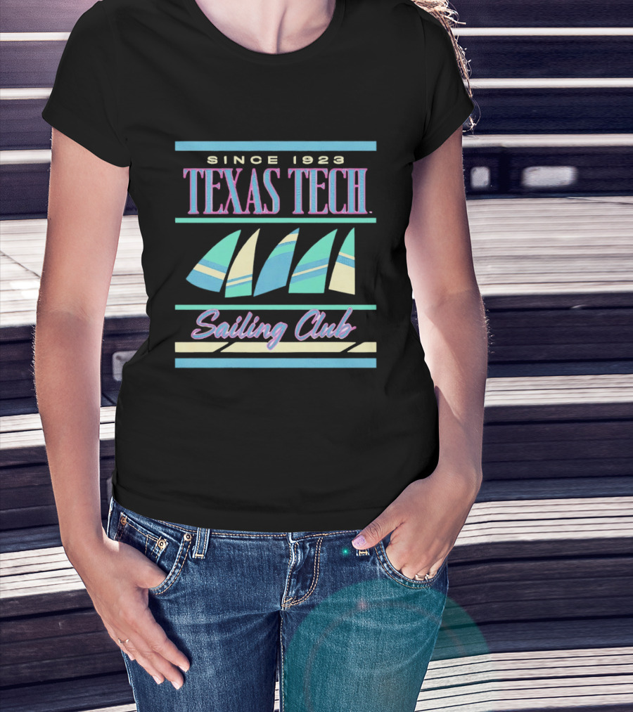 Texas Tech Sailing Club Since 1923 Retro Nautical T-Shirt