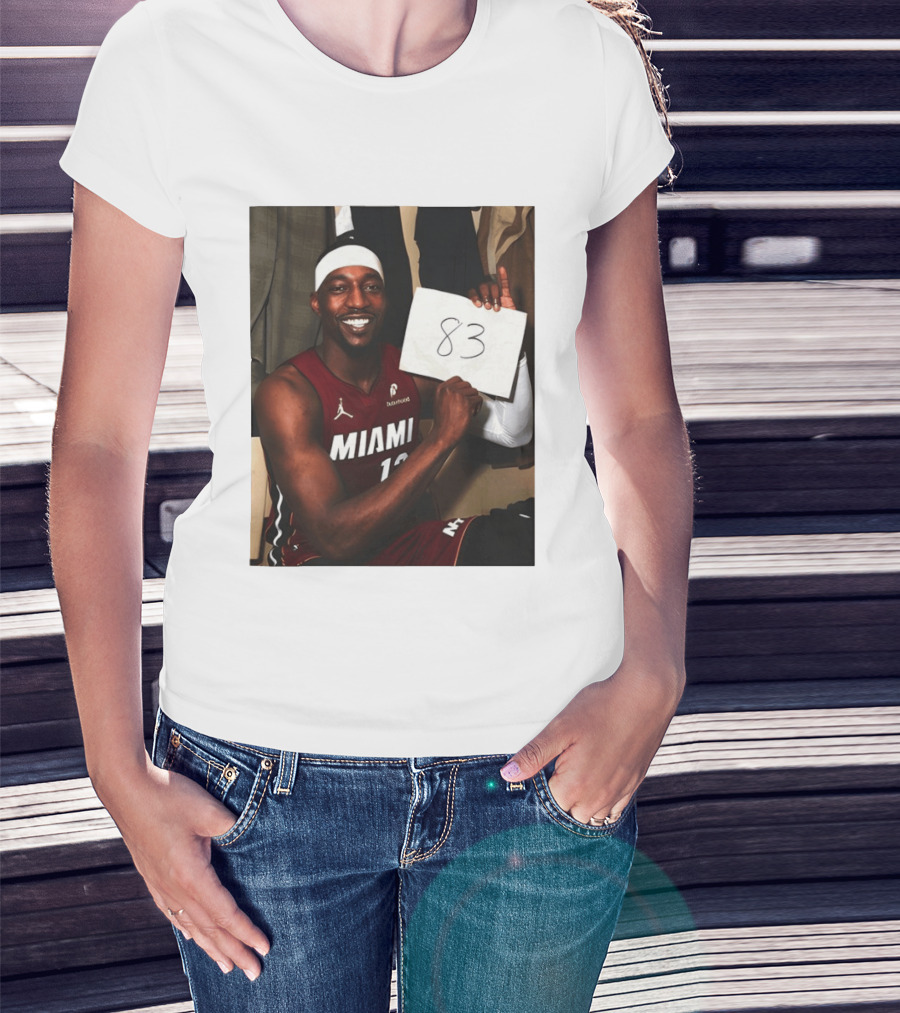 Bam Adebayo 83 Points Miami Heat Tribute NBA Legend Wilt Chamberlain T-Shirt