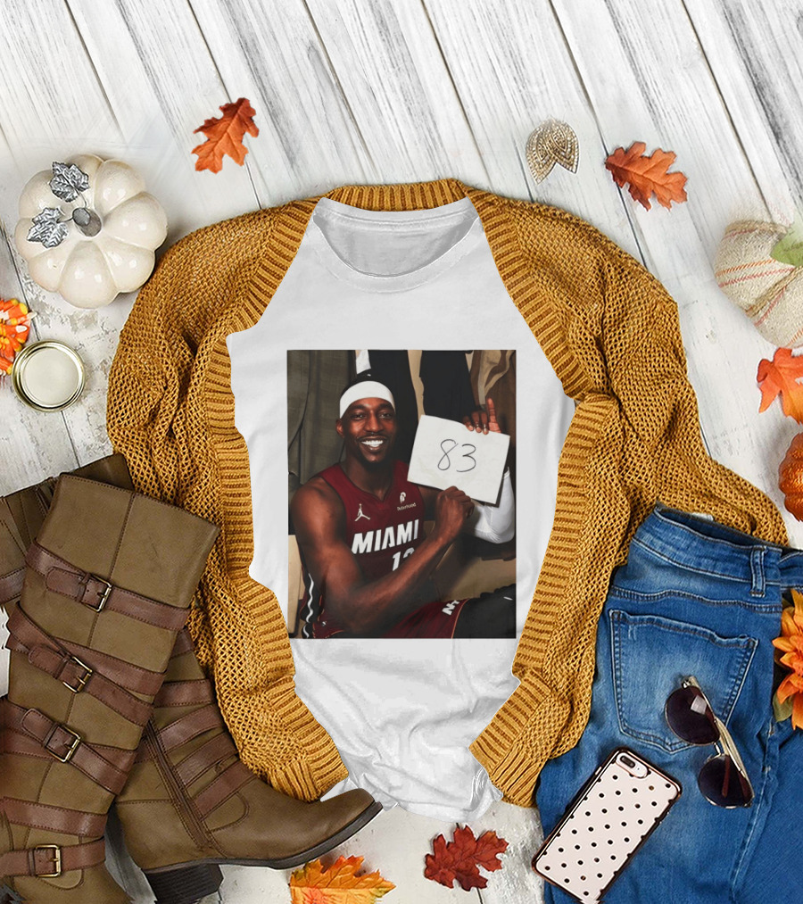 Bam Adebayo 83 Points Miami Heat Tribute NBA Legend Wilt Chamberlain T-Shirt