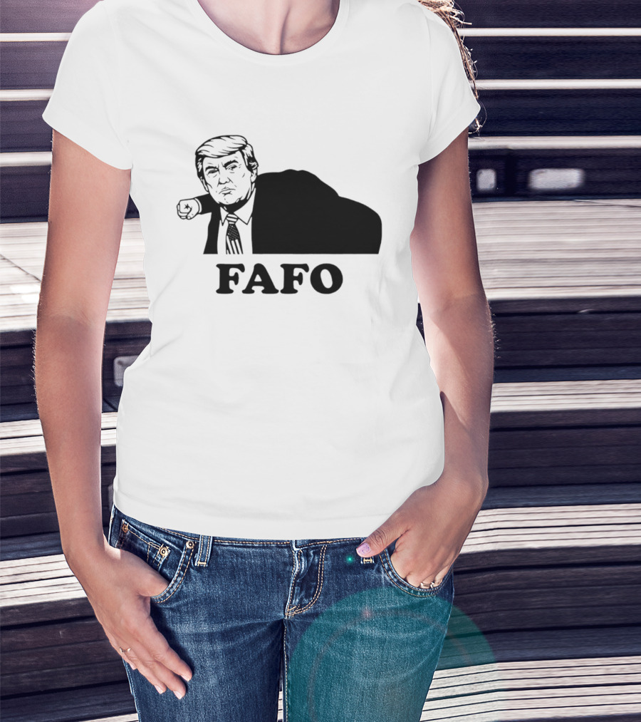 Donald Trump FAFO Punching T-Shirt