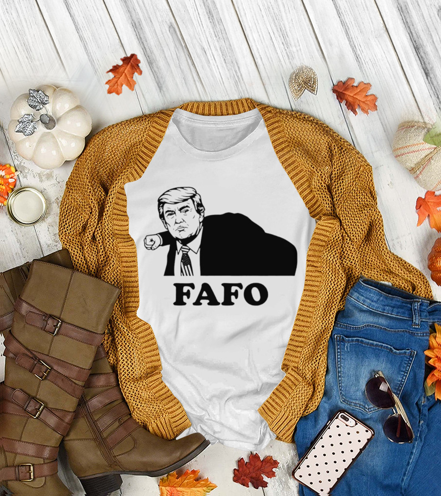 Donald Trump FAFO Punching T-Shirt