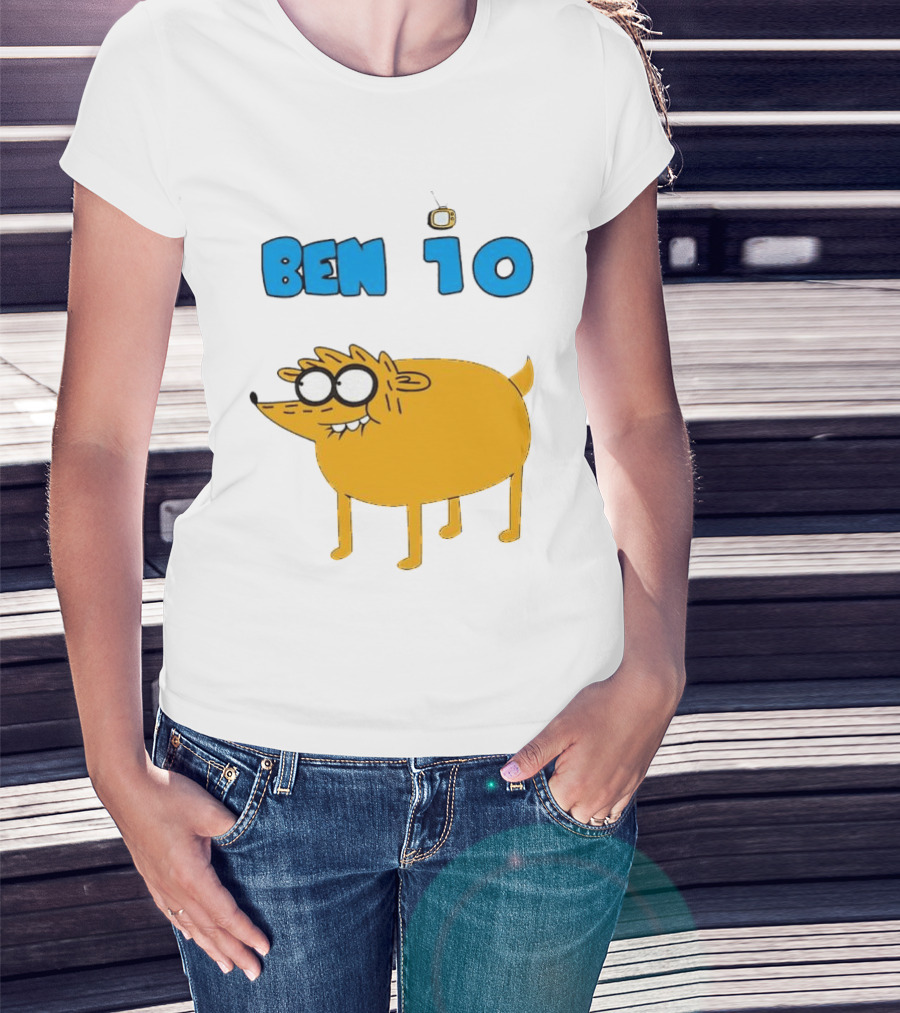 Ben 10 Jake The Dog Crossover Cartoon Network Fan T-Shirt