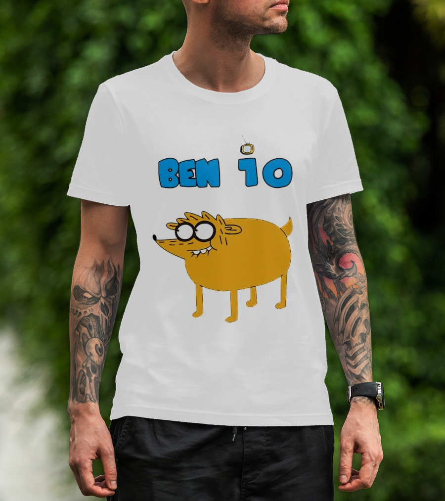 Ben 10 Jake The Dog Crossover Cartoon Network Fan T-Shirt