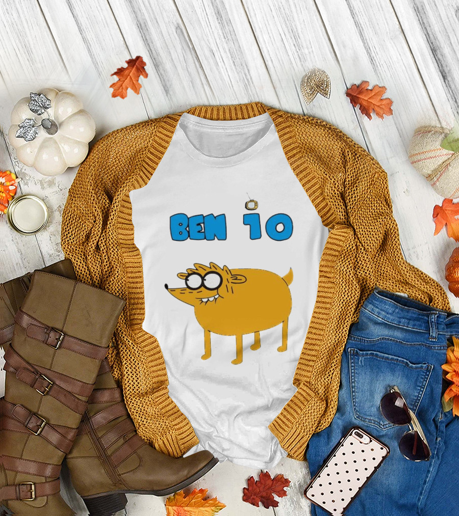 Ben 10 Jake the Dog Crossover Cartoon Network Fan T-Shirt