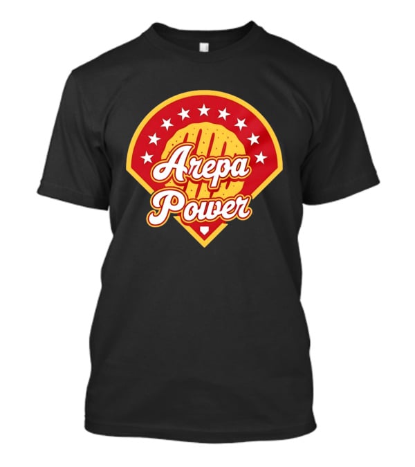 Arepa Power Retro Baseball T-Shirt