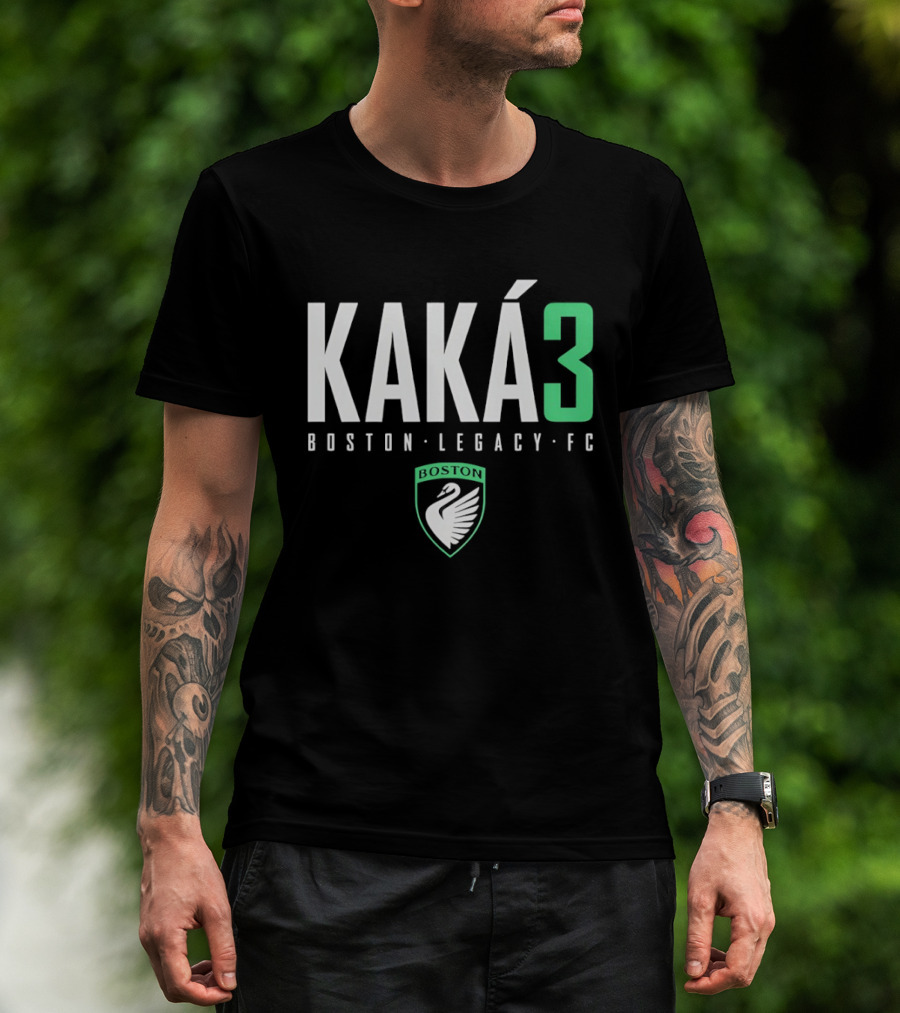 Kaká 3 Boston Legacy FC Soccer Team Swan T-Shirt