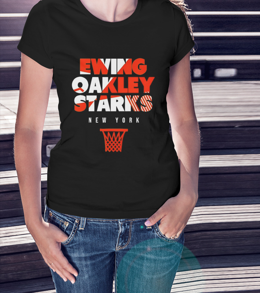 Ewing Oakley Starks New York Basketball Legacy T-Shirt