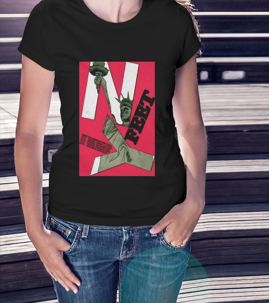 FEET New Colossus Festival 2026 Lady Liberty Statue Of Liberty Silvers Pianos Arlenes T-Shirt
