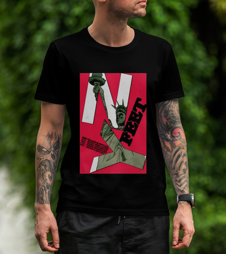 FEET New Colossus Festival 2026 Lady Liberty Statue Of Liberty Silvers Pianos Arlenes T-Shirt