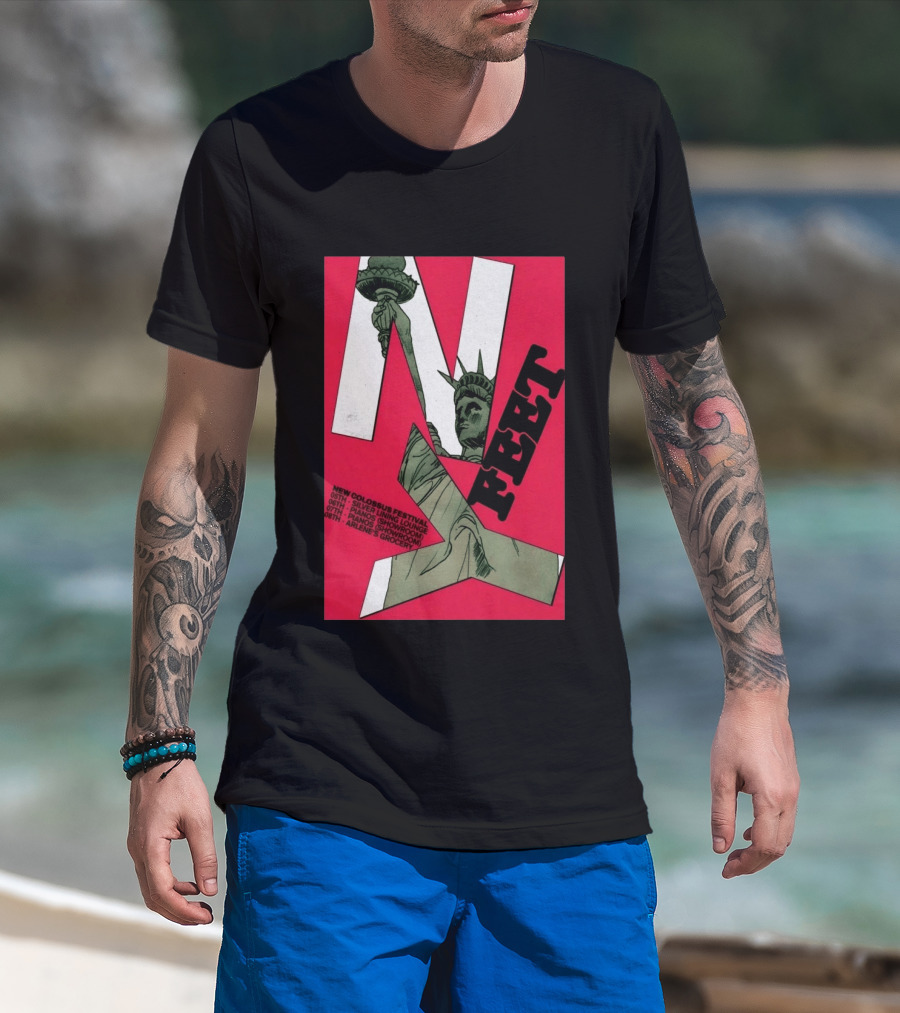 FEET New Colossus Festival 2026 Lady Liberty Statue Of Liberty Silvers Pianos Arlenes T-Shirt