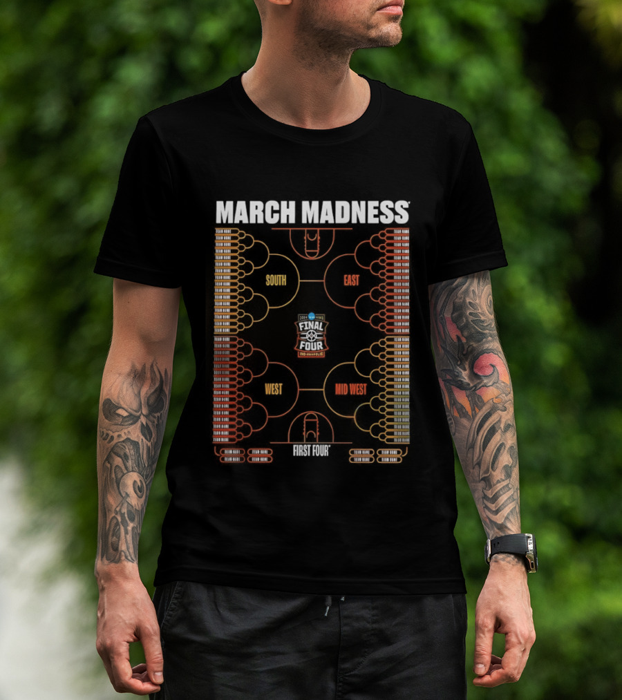 March Madness NCAA Men's Basketball Tournament 2026 Bracket Championship T-Shirt