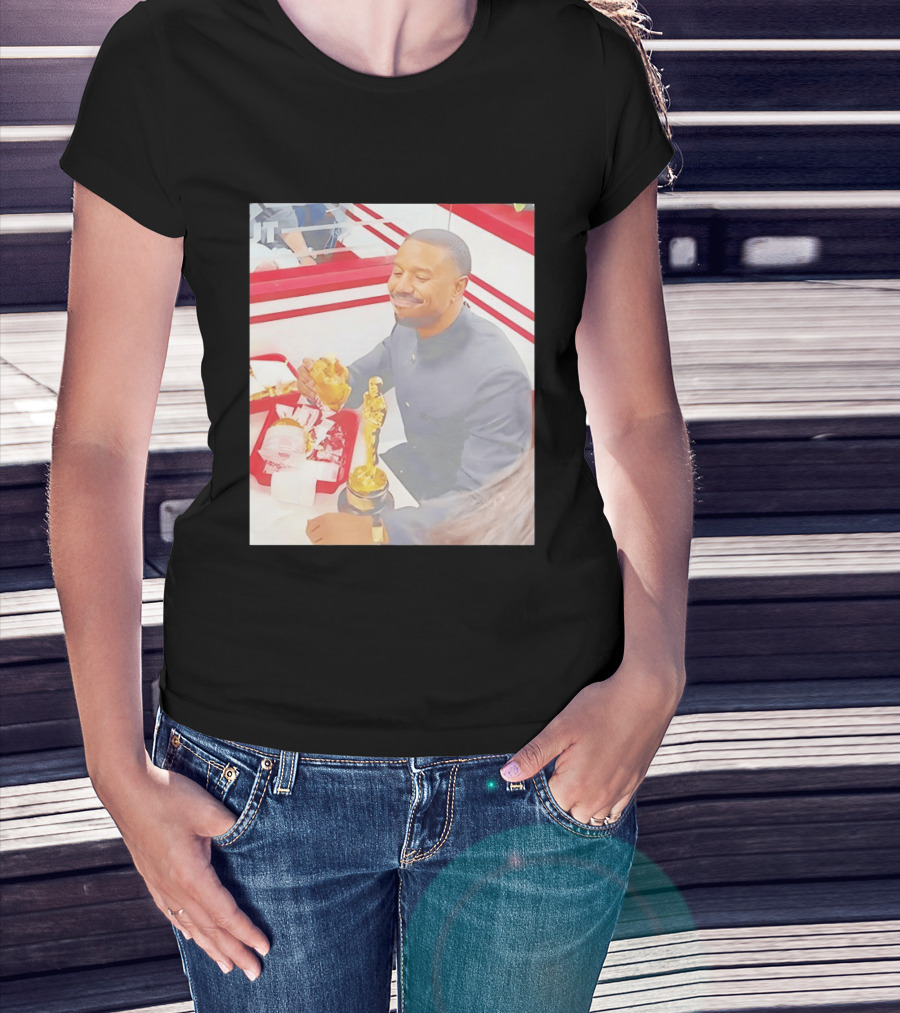 Michael B Jordan Burger Celebration Sinners 2026 Oscar T-Shirt