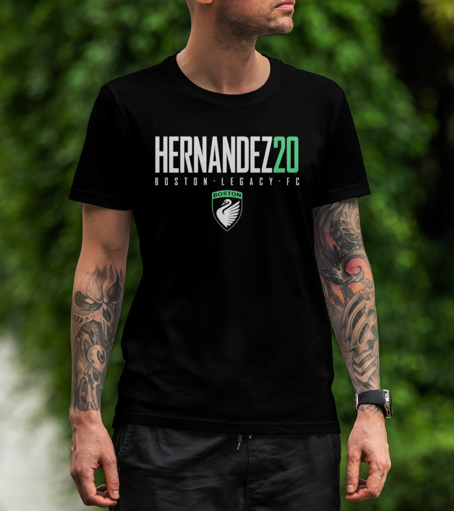 Hernandez20 Boston Legacy FC White Swan T-Shirt