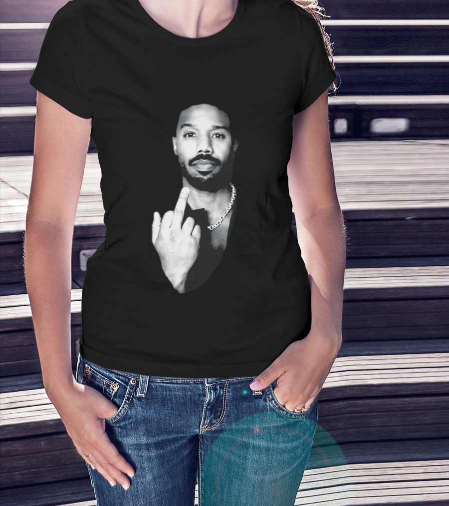 Michael B. Jordan Best Actor 2026 Oscar Middle Finger T-Shirt