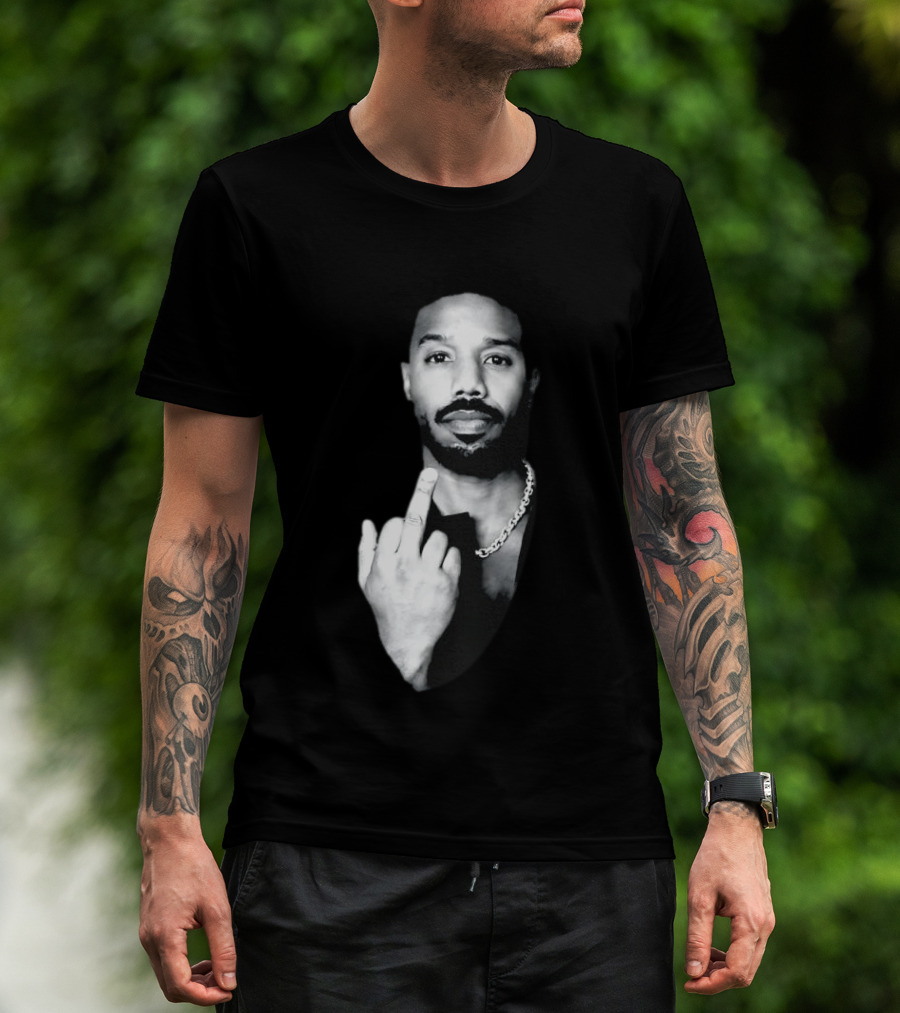 Michael B. Jordan Best Actor 2026 Oscar Middle Finger T-Shirt