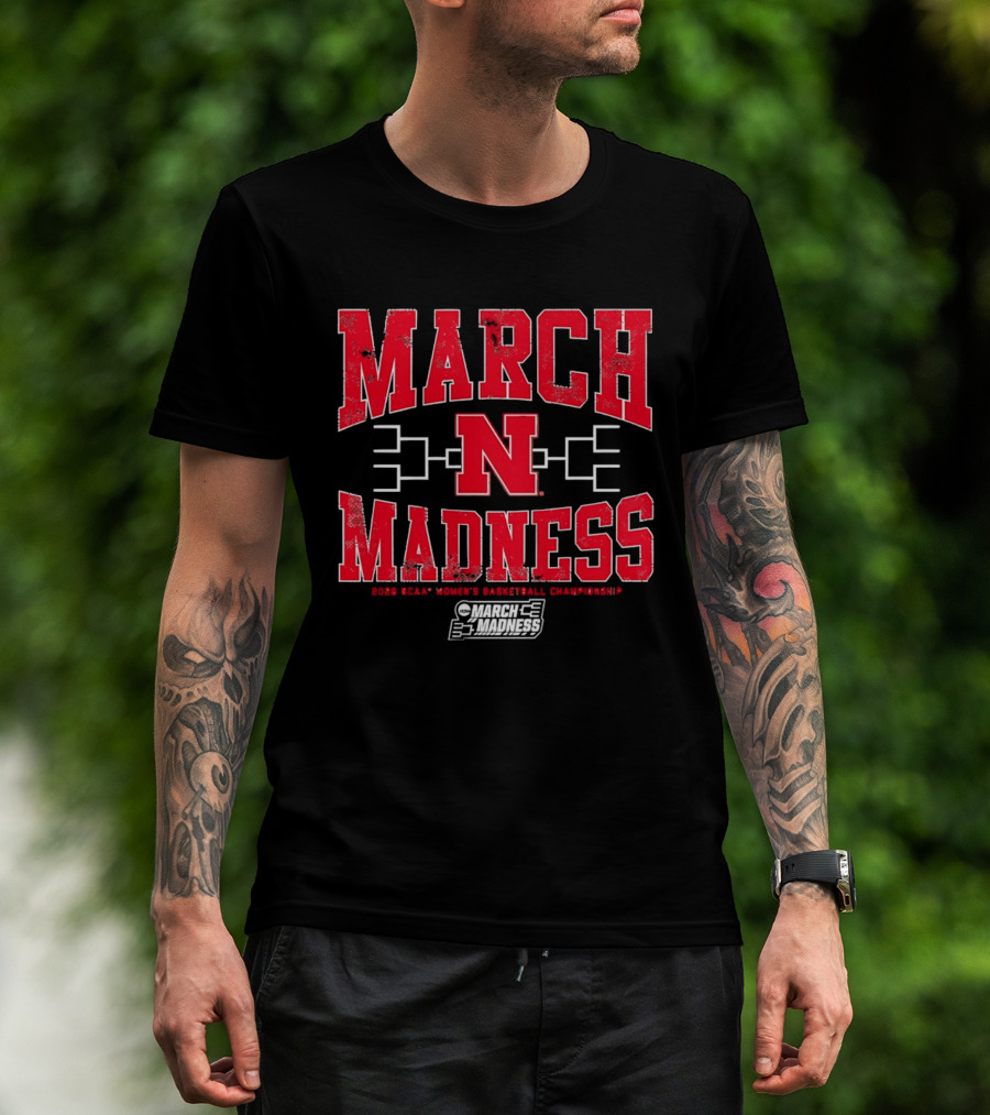 Nebraska Cornhuskers 2026 NCAA Women's Basketball March Madness Champions T-Shirt