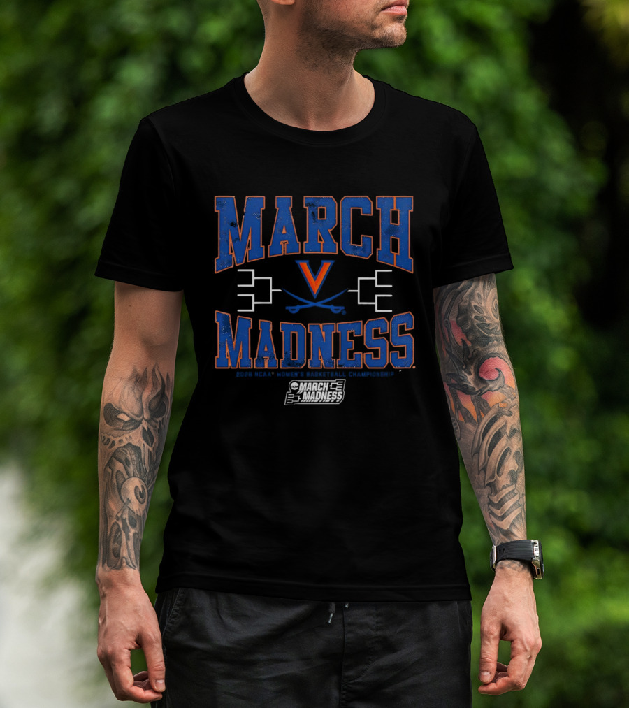 Virginia Cavaliers March Madness 2026 NCAA Women's Basketball Championship T-Shirt