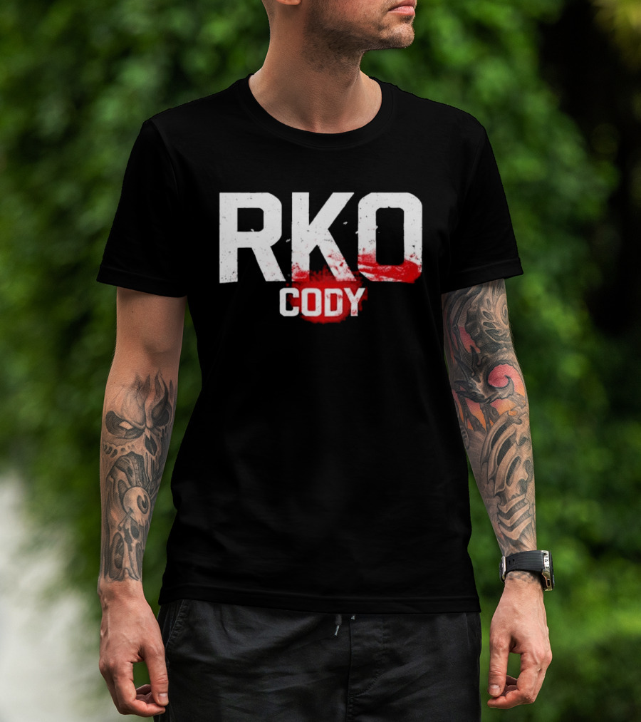 Randy Orton RKO Cody Blood Splatter T-Shirt