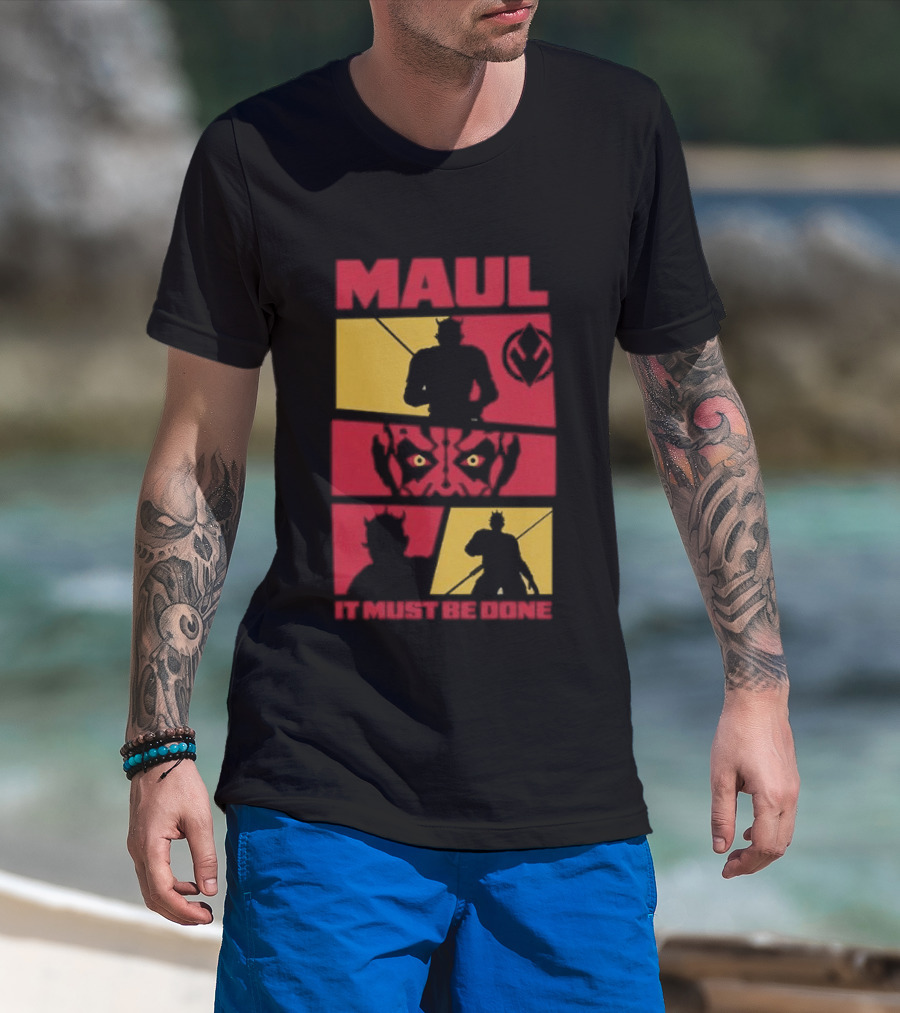 Maul Shadow Lord It Must Be Done Star Wars T-Shirt