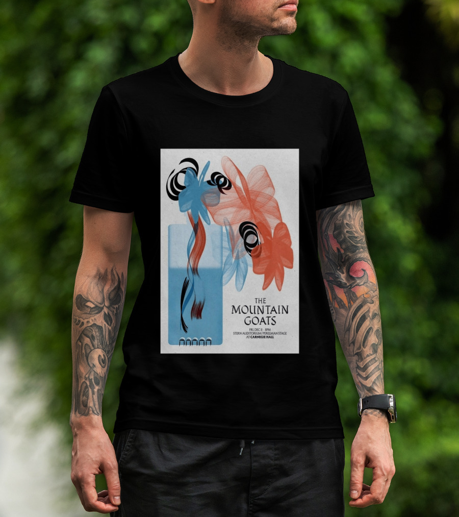 The Mountain Goats Carnegie Hall NYC Dec 11 2026 Stern Auditorium Perelman Stage T-Shirt