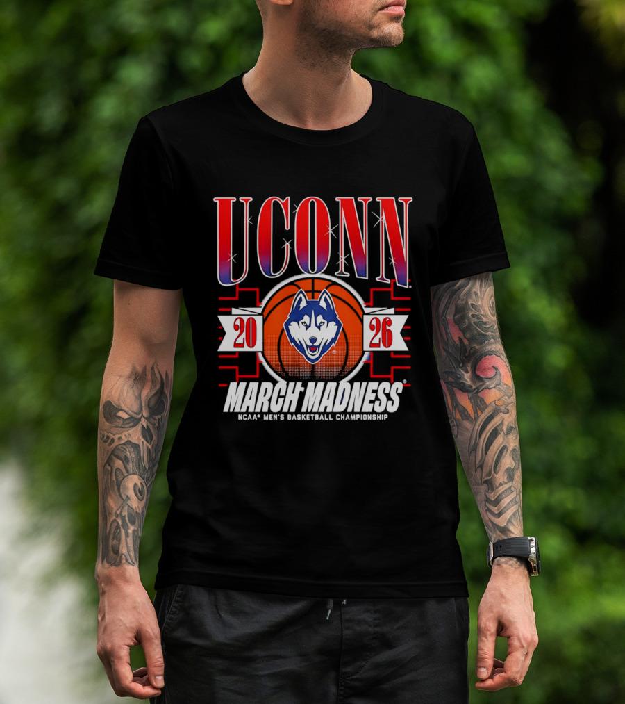 UConn Huskies 2026 NCAA Men's Basketball Championship March Madness T-Shirt