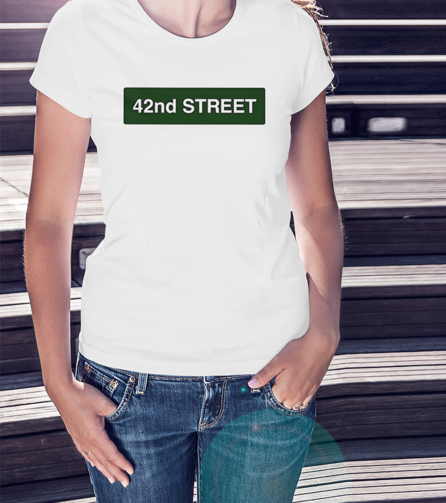 42nd Street Station Vintage Subway Sign T-Shirt