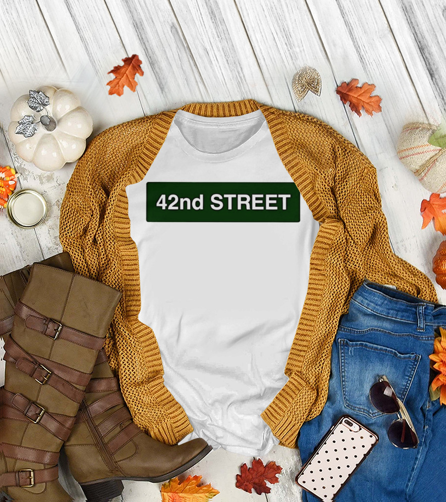 42nd Street Station Vintage Subway Sign T-Shirt