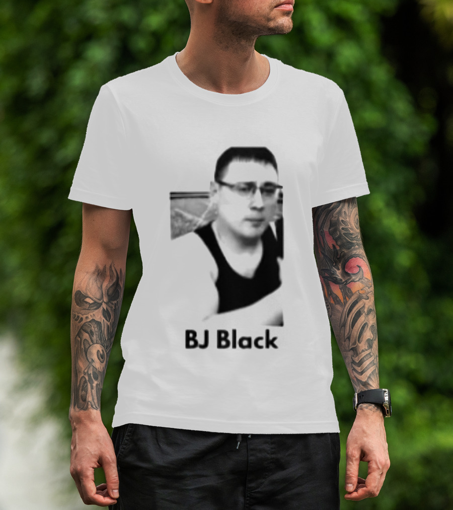 BJ Black Monochrome Sunglasses T-Shirt