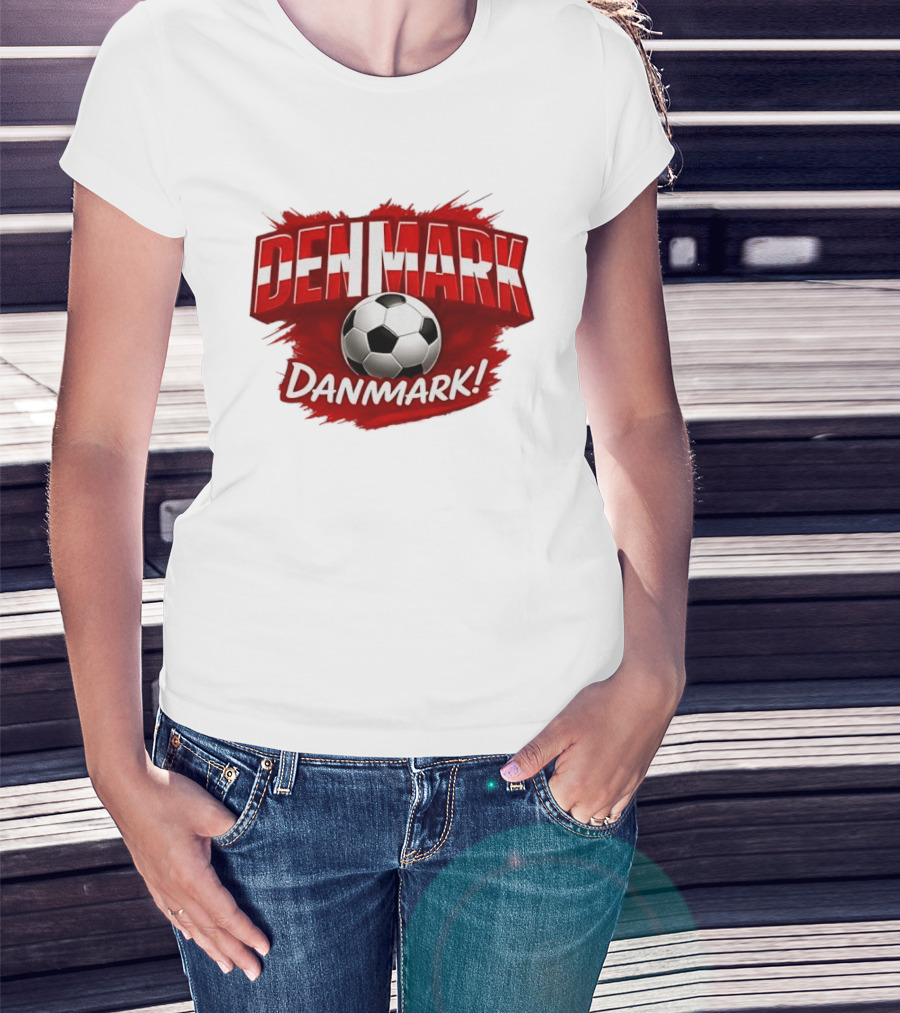 Denmark Danmark Soccer FIFA World Cup 2026 Football Team T-Shirt