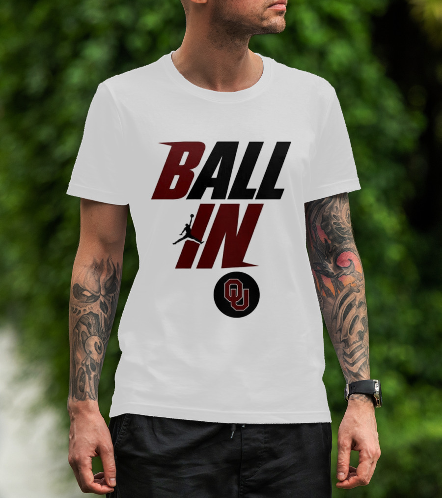 Ball In Oklahoma Sooners OU 2026 Women's Basketball T-Shirt