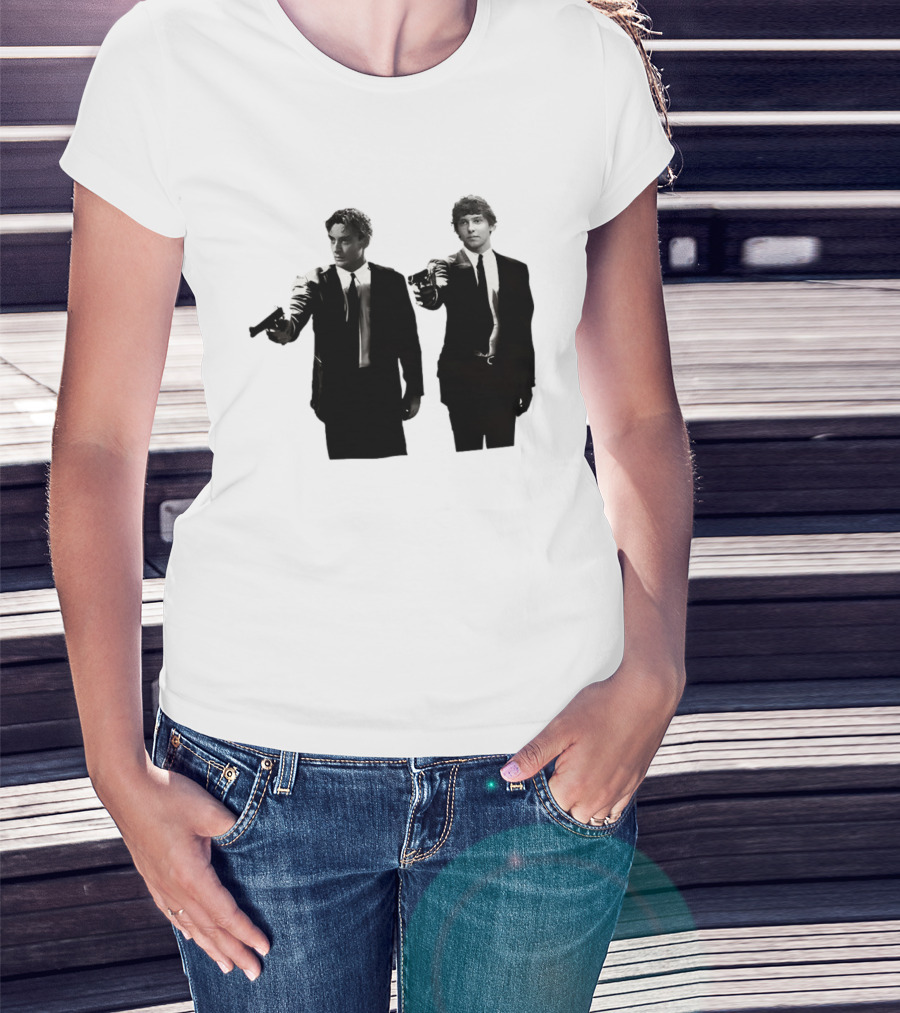 George Russell Kimi Antonelli Pulp Fiction Racing Showdown T-Shirt