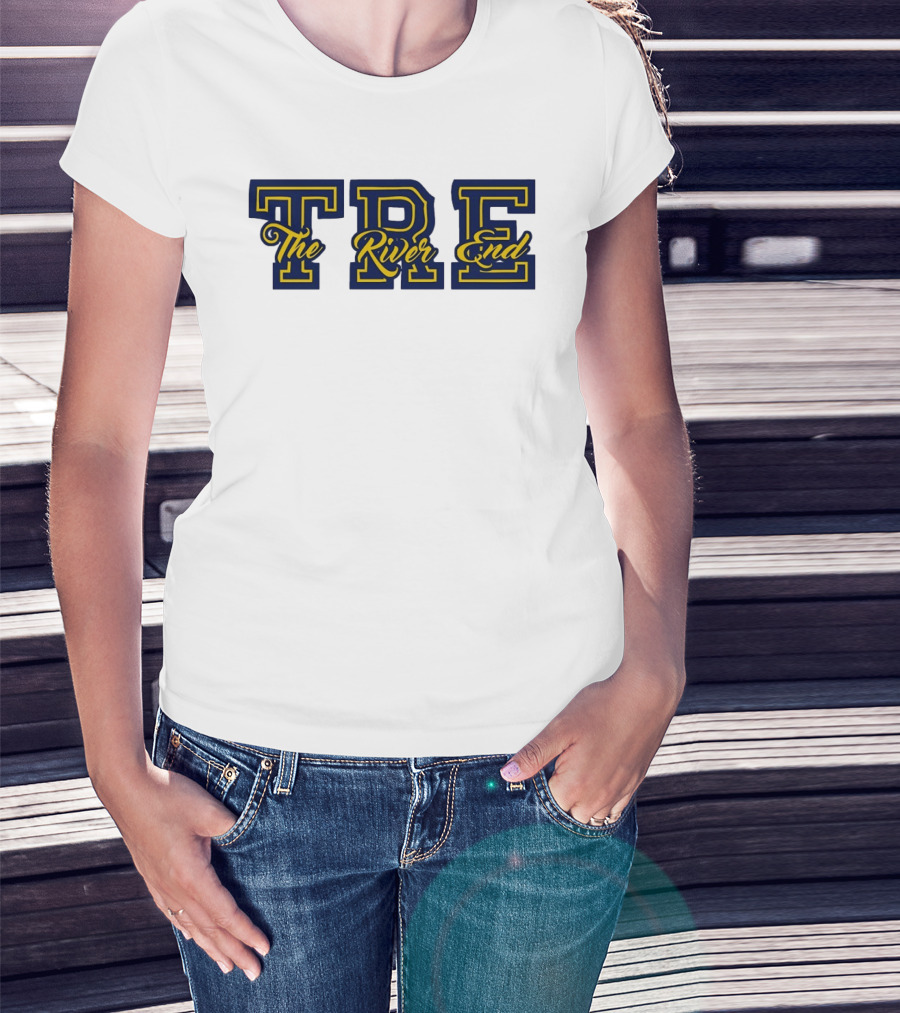 TRE The River End Supporters Section Bold Lettering T-Shirt