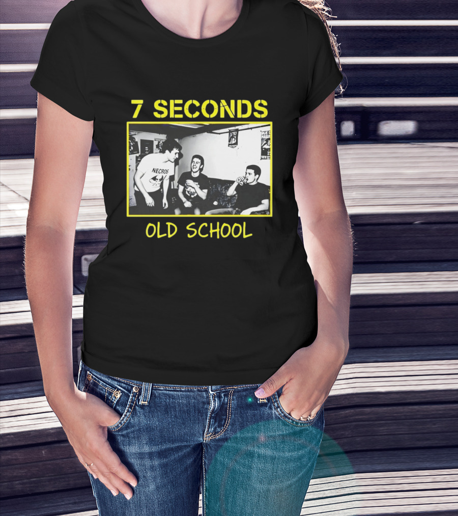 7 Seconds Old School Necros Punk Band Scene T-Shirt
