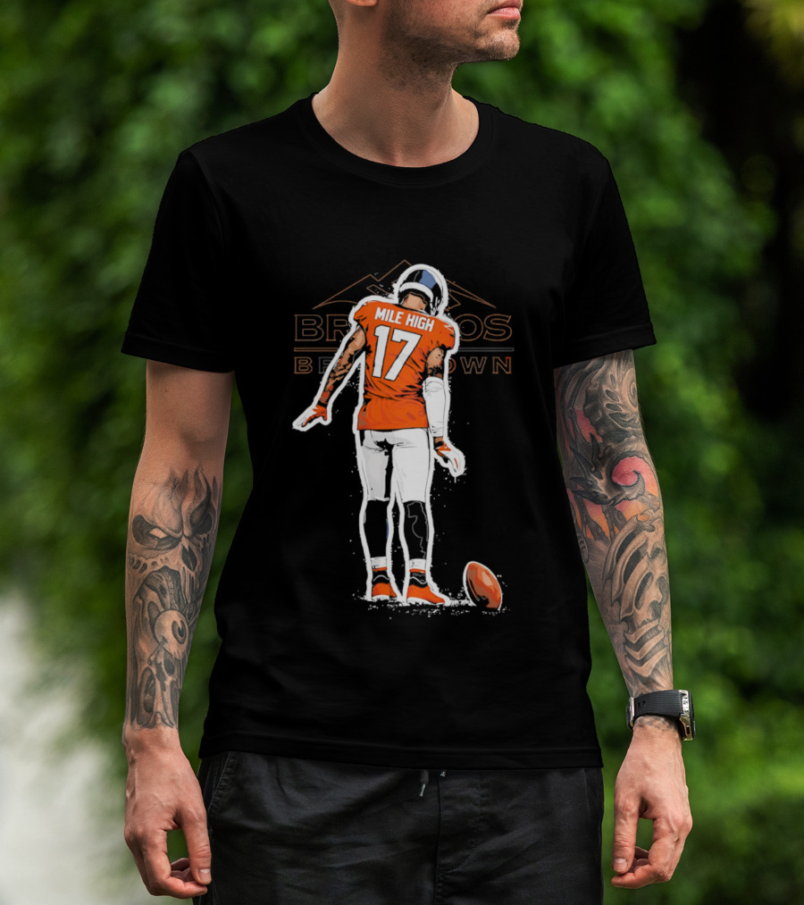 Denver Broncos Mile High Celebration Number 17 T-Shirt