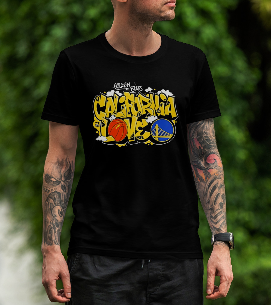 Golden State California Love Warriors Basketball T-Shirt