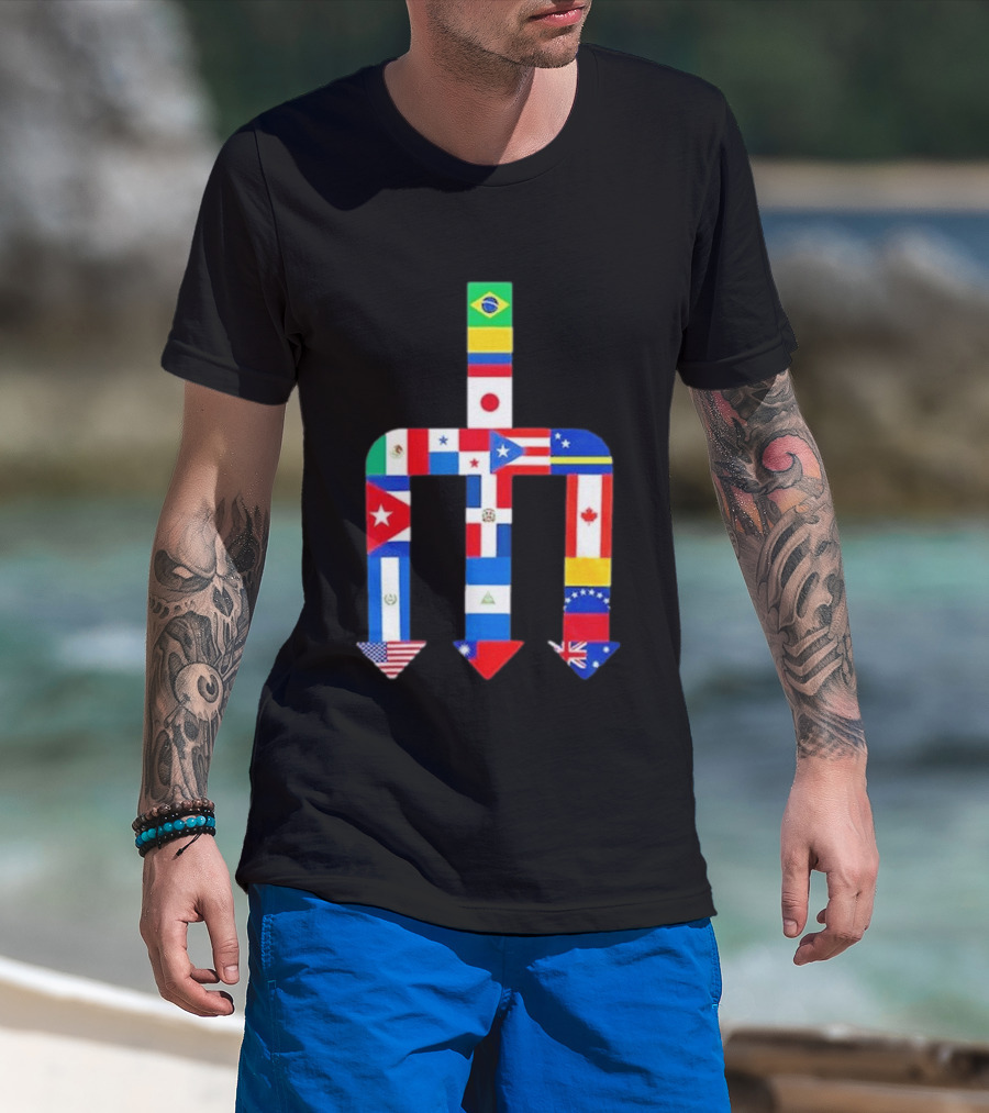 Seattle Mariners Dominate The Zone 2026 Scott Servais International Flags Banner T-Shirt